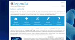 Desktop Screenshot of legionella.pl