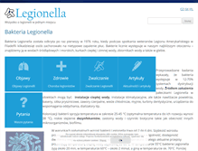 Tablet Screenshot of legionella.pl