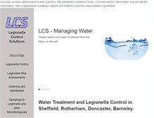 Tablet Screenshot of legionella.biz